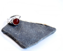 Load image into Gallery viewer, Carnelian Cabochon Ring
