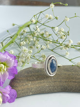 Load image into Gallery viewer, Large rosecut sapphire ring
